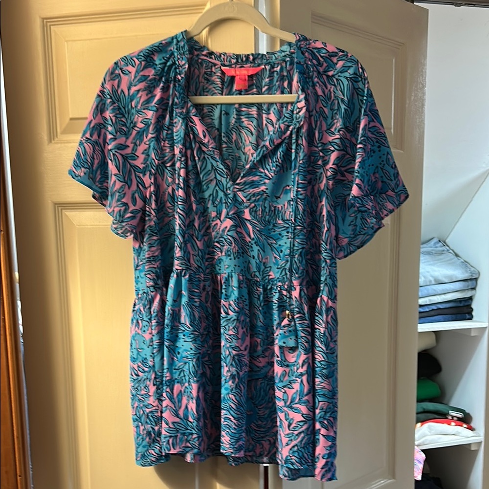 Drapey Lilly Pulitzer short sleeve top